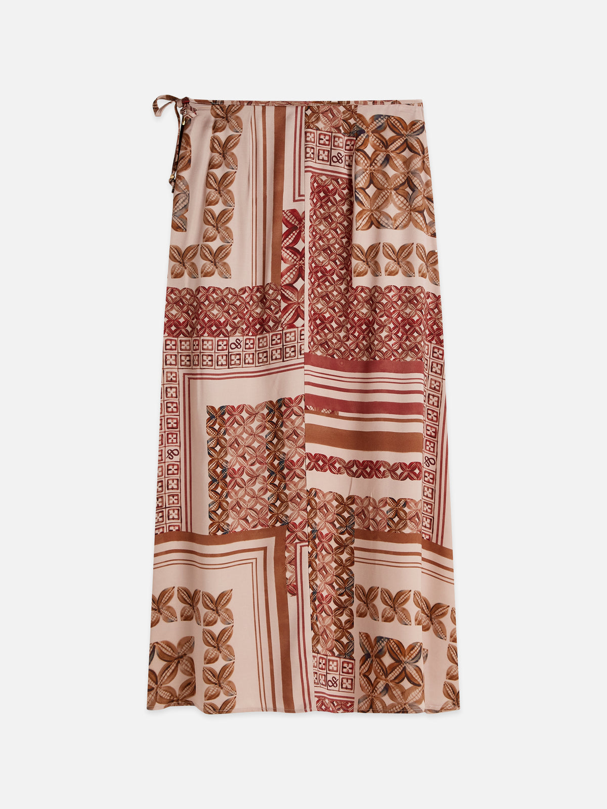 Rosy Brown חצאית מידי לנשים Printed Ankle Length SCOTCH & SODA