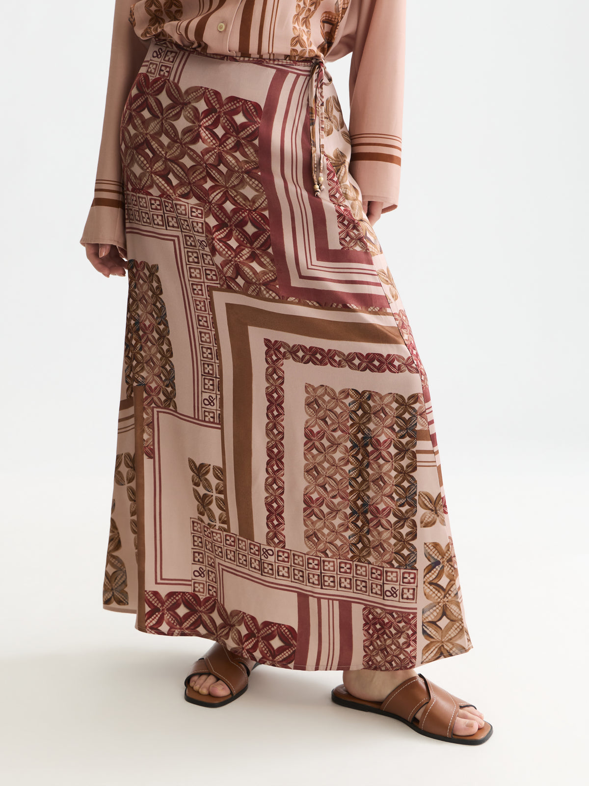 Alice Blue חצאית מידי לנשים Printed Ankle Length SCOTCH & SODA