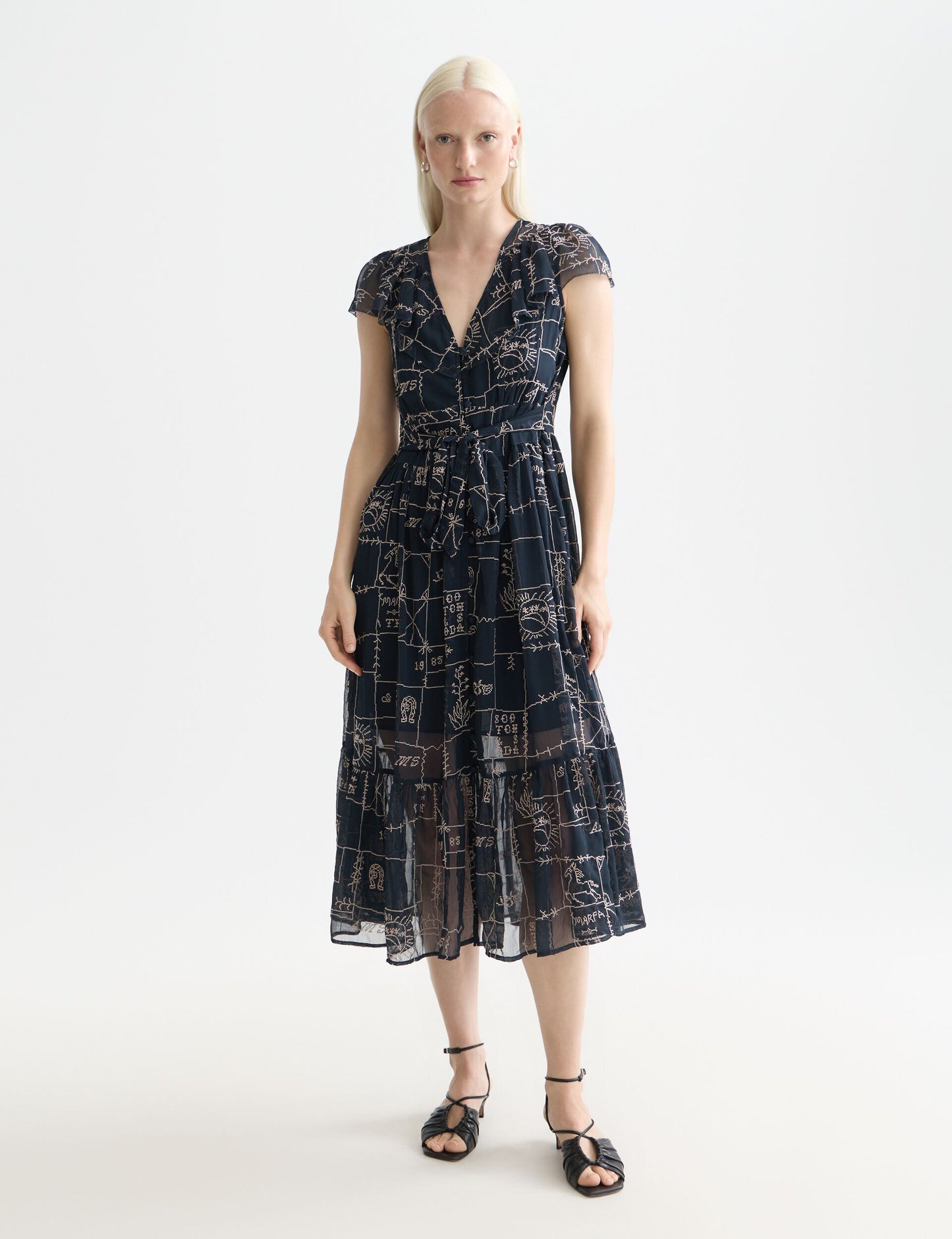 White Smoke שמלת מידי לנשים Cross SCOTCH & SODA