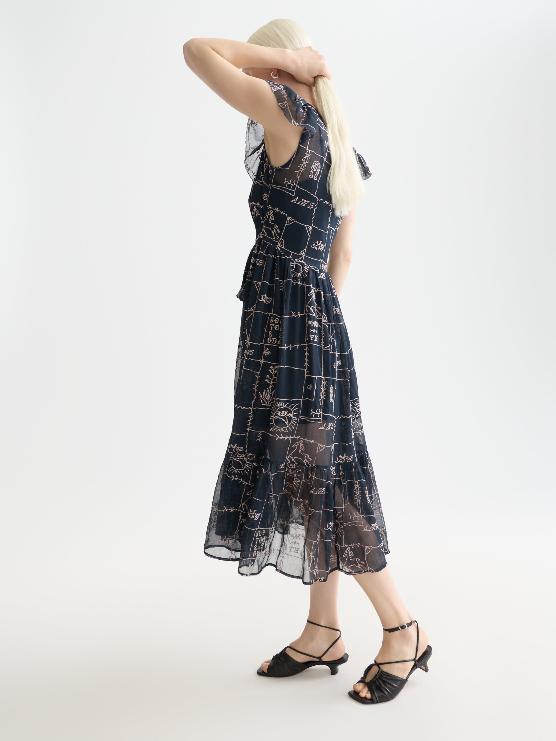 White Smoke שמלת מידי לנשים Cross SCOTCH & SODA