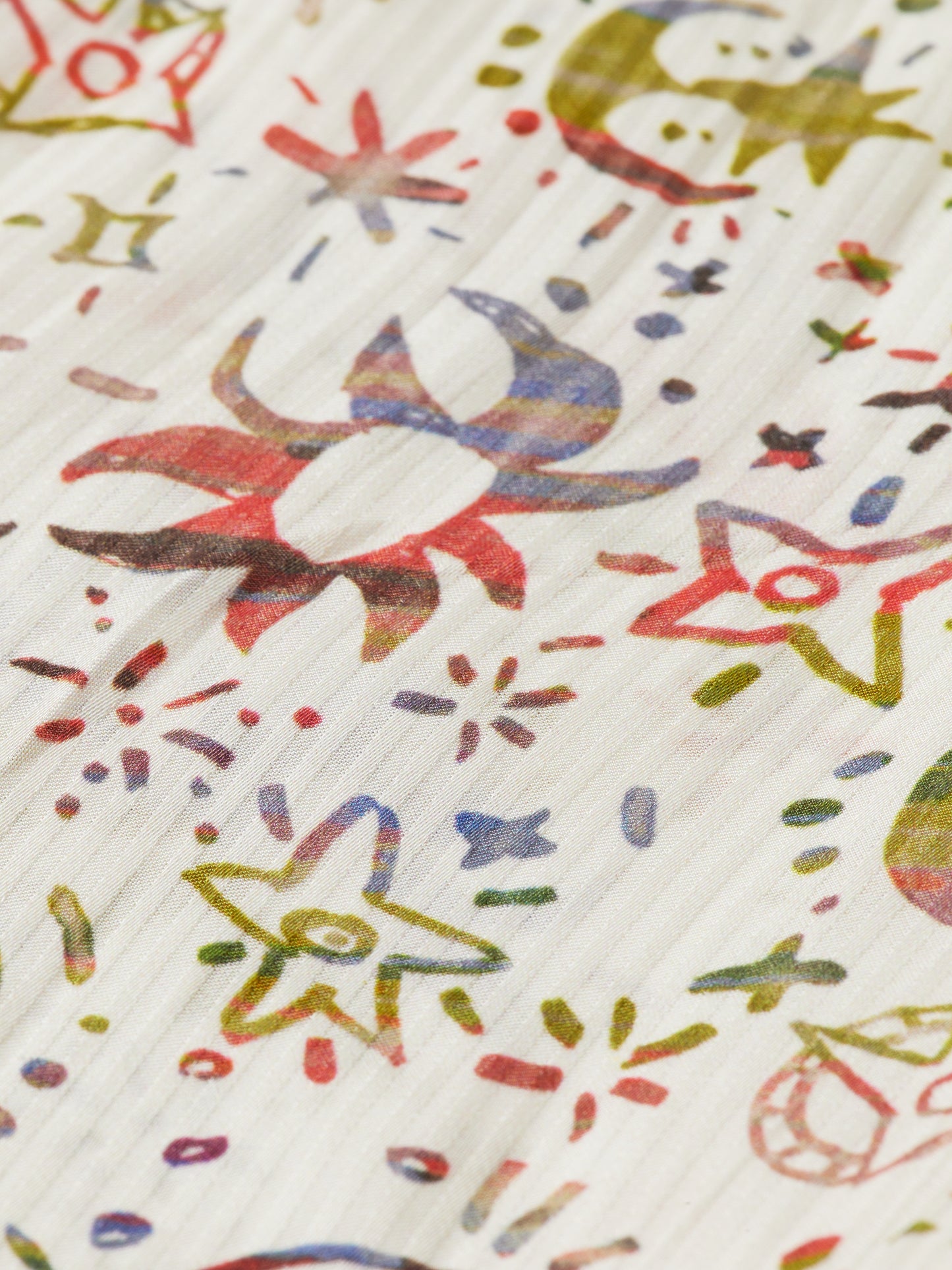 Light Gray שמלת מיני לנשים Printed long sleeve SCOTCH & SODA