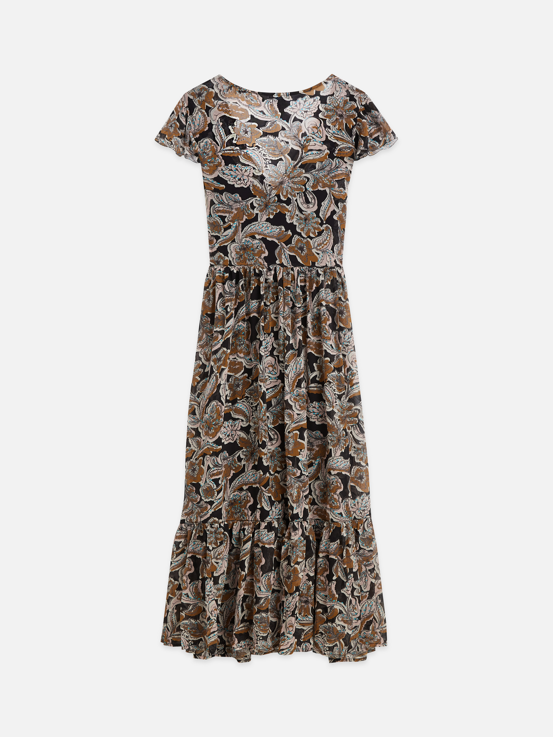 שמלת מידי לנשים Printed Chiffon Midi