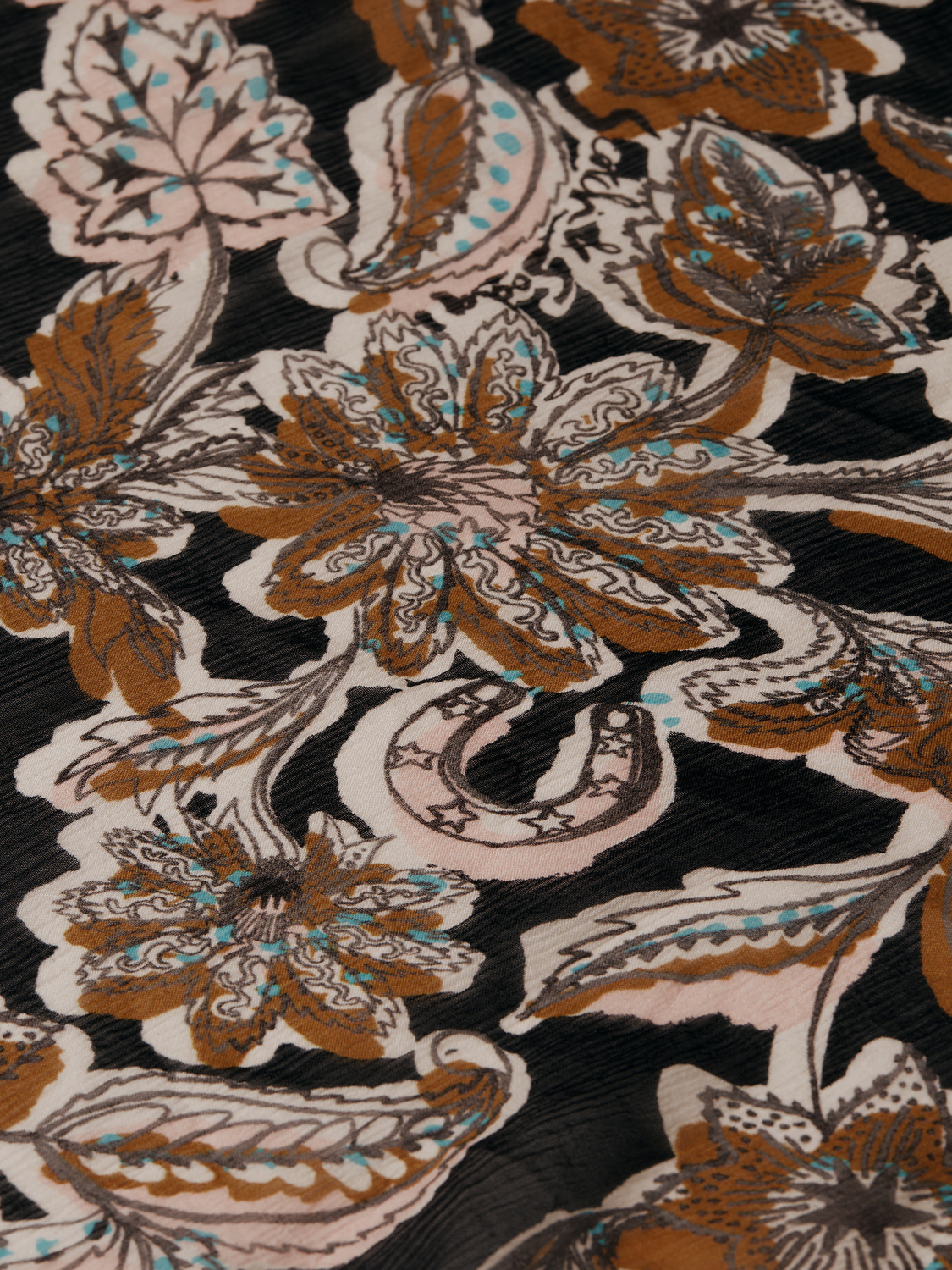 שמלת מידי לנשים Printed Chiffon Midi