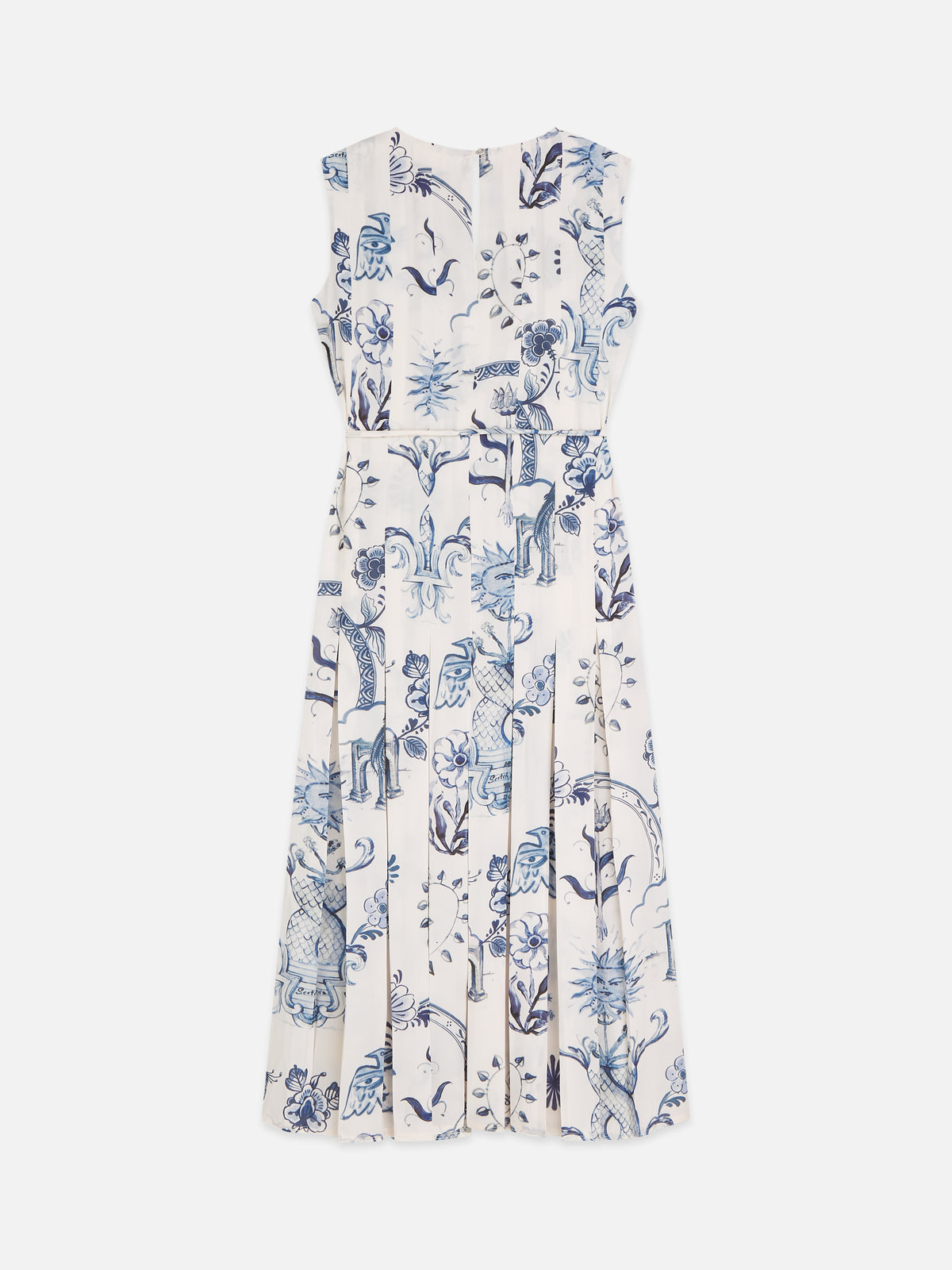Lavender שמלת מידי לנשים Printed Pleated SCOTCH & SODA