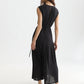 Black שמלת מידי לנשים Pleated SCOTCH & SODA