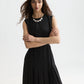 Black שמלת מידי לנשים Pleated SCOTCH & SODA