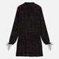 Black שמלת מיני לנשים Printed SCOTCH & SODA