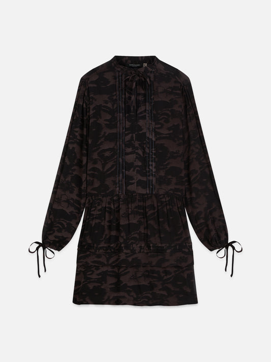 Black שמלת מיני לנשים Printed SCOTCH & SODA