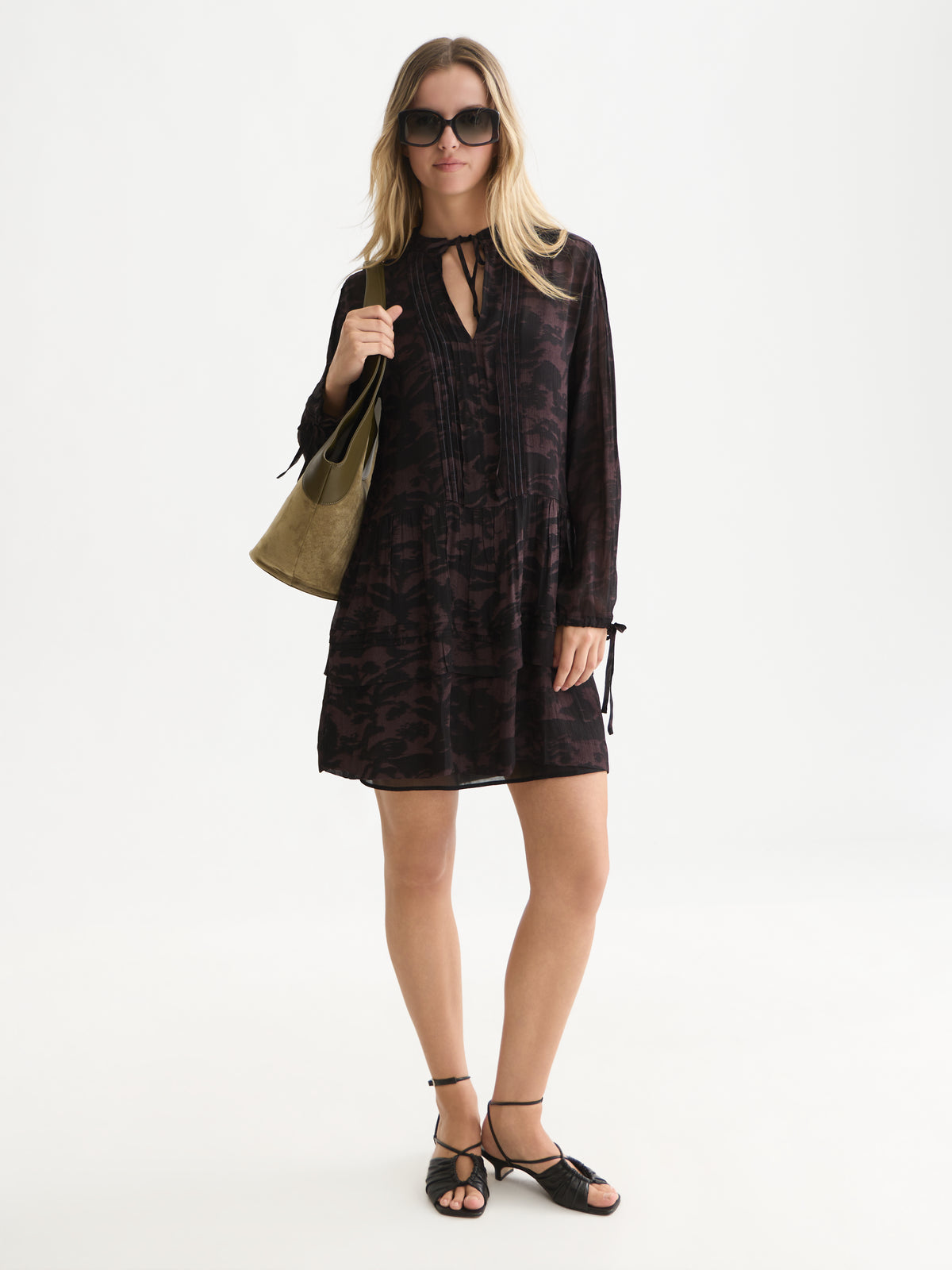 White Smoke שמלת מיני לנשים Printed SCOTCH & SODA