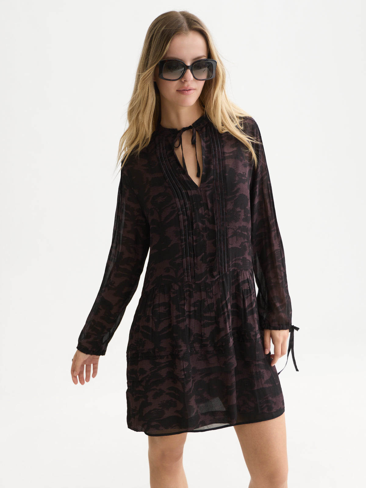 White Smoke שמלת מיני לנשים Printed SCOTCH & SODA