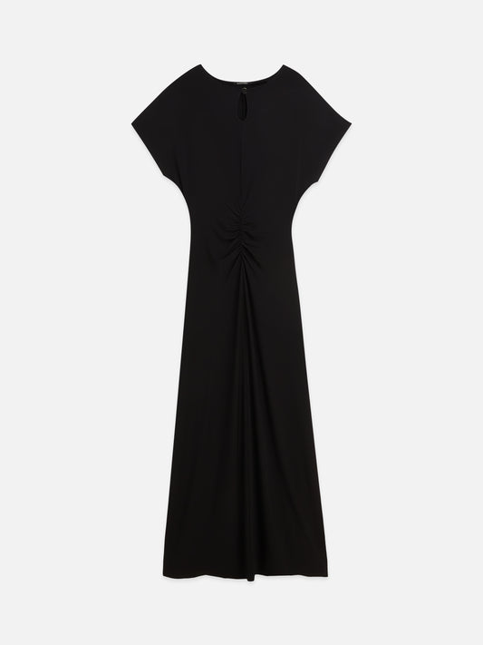 Black שמלת מקסי לנשים Ruched SCOTCH & SODA