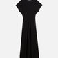 Black שמלת מקסי לנשים Ruched SCOTCH & SODA