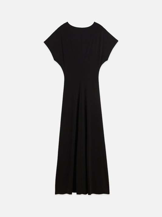 Black שמלת מקסי לנשים Ruched SCOTCH & SODA