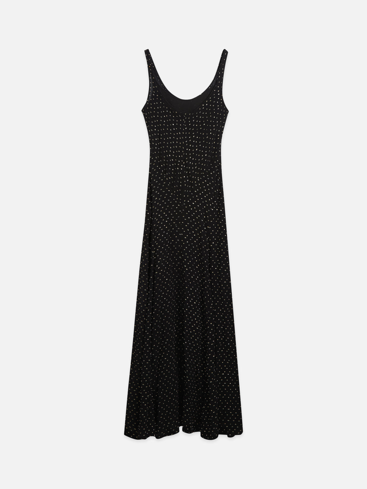 Black שמלת מקסי לנשים Fil Coupé Slip SCOTCH & SODA