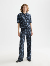 White Smoke מכנסי סריג ארוכים לנשים Jacquard SCOTCH & SODA