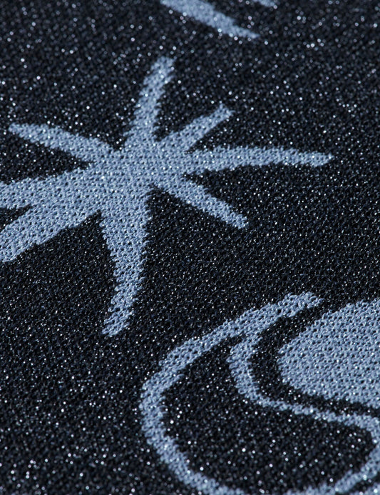 Black מכנסי סריג ארוכים לנשים Jacquard SCOTCH & SODA