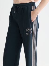 Black מכנסי טרנינג ארוכים לנשים Interlock SCOTCH & SODA