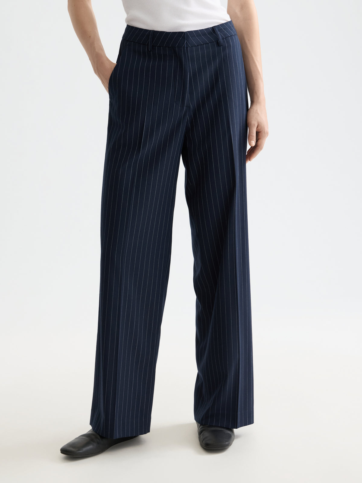 Black מכנסיים ארוכים לנשים Core Edie SCOTCH & SODA
