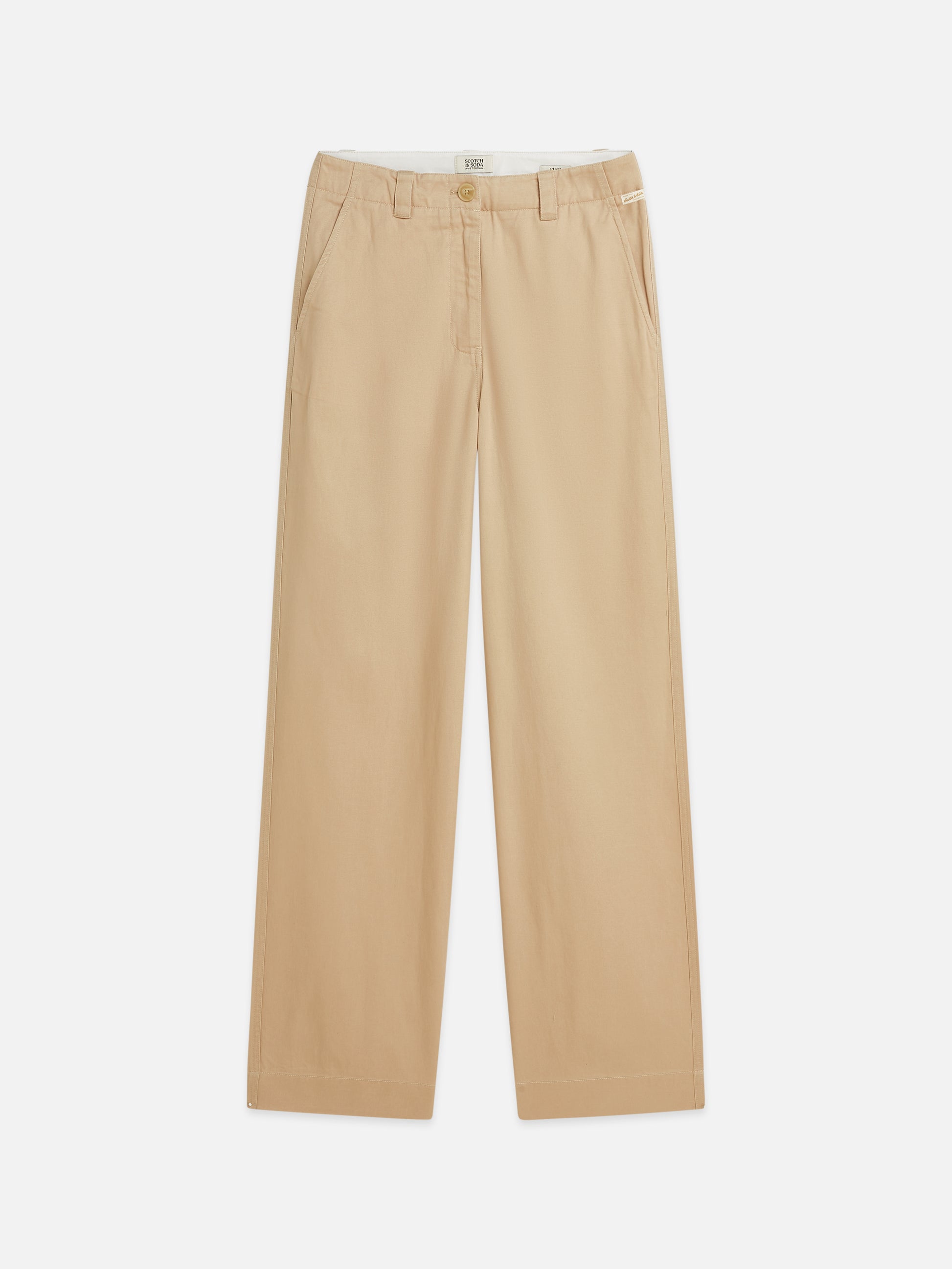 Tan מכנסיים ארוכים לנשים Cleo SCOTCH & SODA