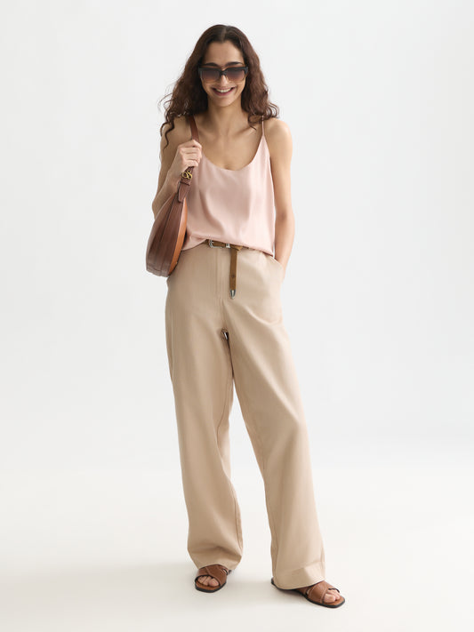 White Smoke מכנסיים ארוכים לנשים Cleo SCOTCH & SODA