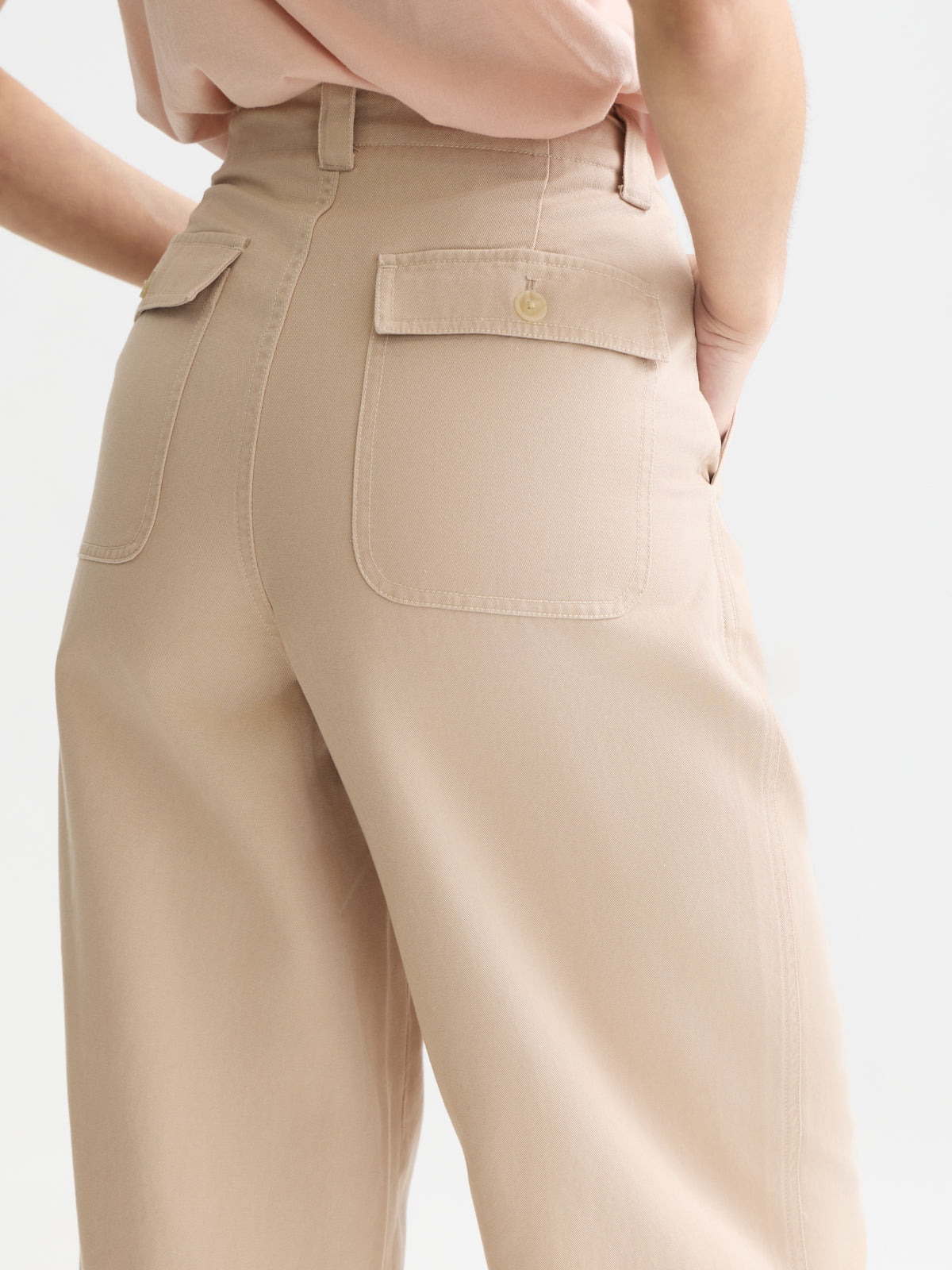 Tan מכנסיים ארוכים לנשים Cleo SCOTCH & SODA