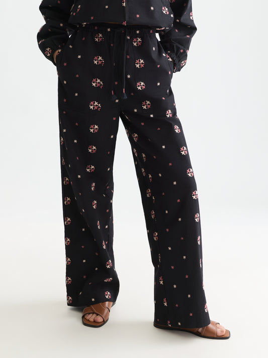 Black מכנסיים ארוכים לנשים Noa SCOTCH & SODA