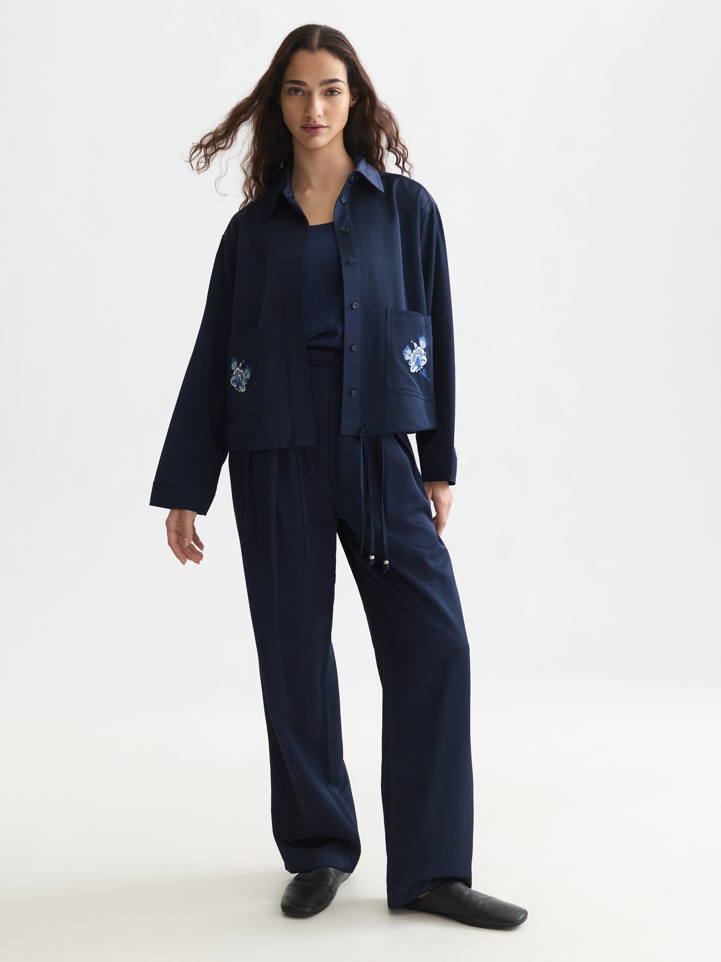 Black מכנסיים ארוכים לנשים Faye SCOTCH & SODA