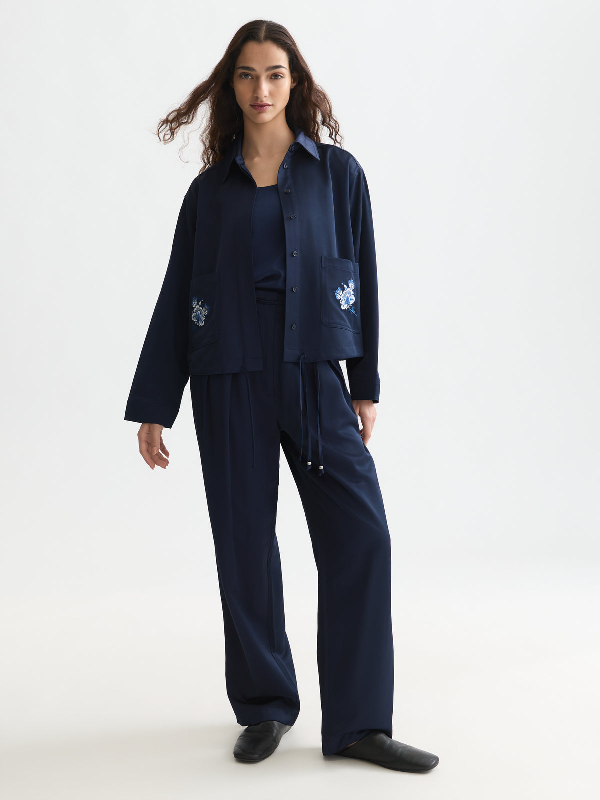 Black מכנסיים ארוכים לנשים Faye SCOTCH & SODA