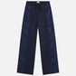 Dark Slate Gray מכנסיים ארוכים לנשים Jacquard Knitted SCOTCH & SODA