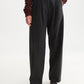 Dark Slate Gray מכנסי גברדין רחבים לנשים Quinn SCOTCH & SODA