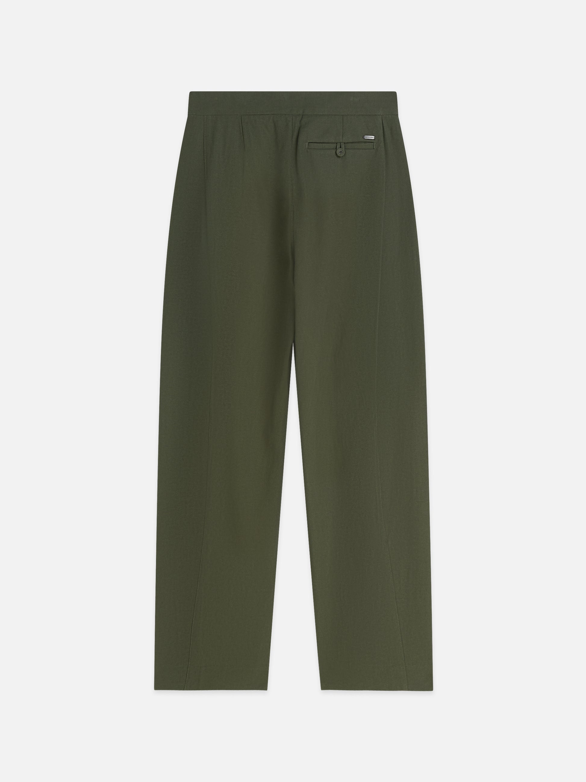 Dark Slate Gray מכנסי גברדין רחבים לנשים Quinn SCOTCH & SODA