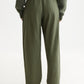 Dark Slate Gray מכנסי גברדין רחבים לנשים Quinn SCOTCH & SODA