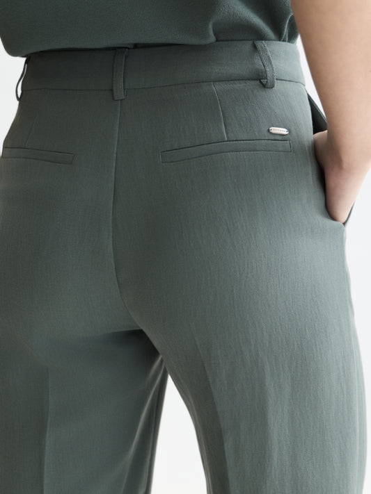 Dark Slate Gray מכנסיים ארוכים לנשים Edie SCOTCH & SODA