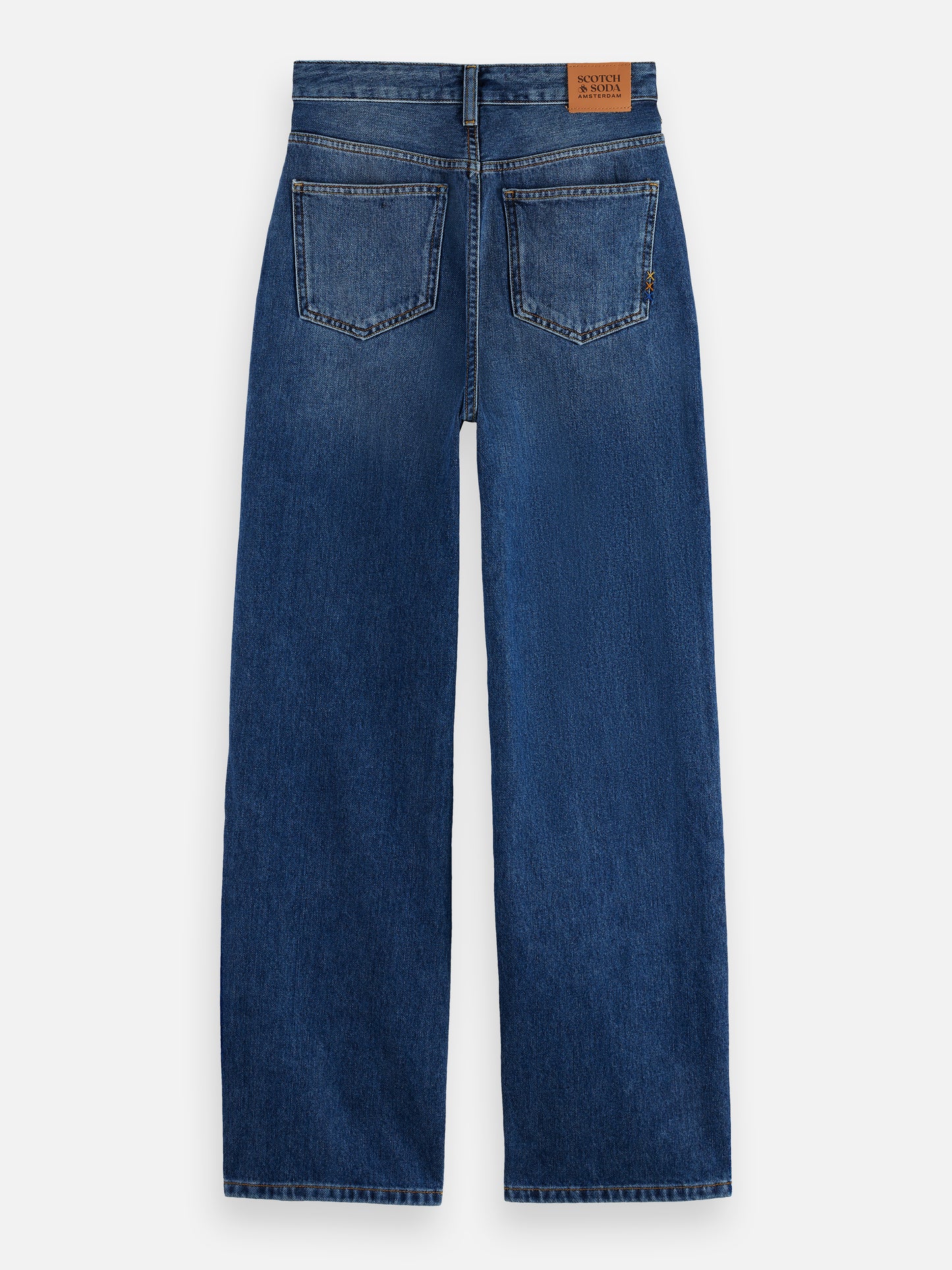 Midnight Blue ג'ינס ארוך לנשים The Ripple - Straight Fit SCOTCH & SODA