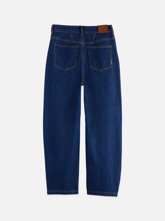 Midnight Blue THE LOOP HIGH RISE BARREL JEANS — TOP NOTCH ג'ינס ארוך SCOTCH & SODA