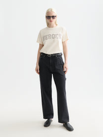 White Smoke ג׳ינס ארוך לנשים Raine - Wide Fit SCOTCH & SODA