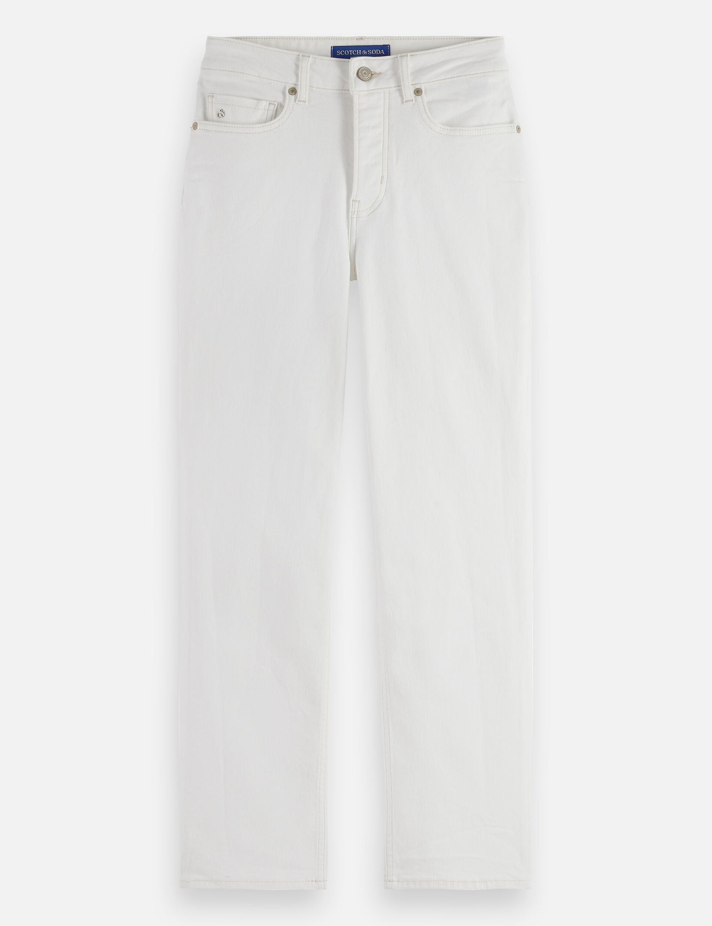 Light Gray ג'ינס ארוך לנשים The Sky - Straight Fit SCOTCH & SODA