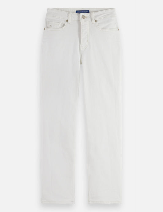 Light Gray ג'ינס ארוך לנשים The Sky - Straight Fit SCOTCH & SODA