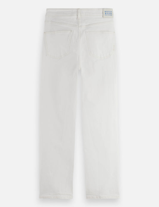 Light Gray ג'ינס ארוך לנשים The Sky - Straight Fit SCOTCH & SODA