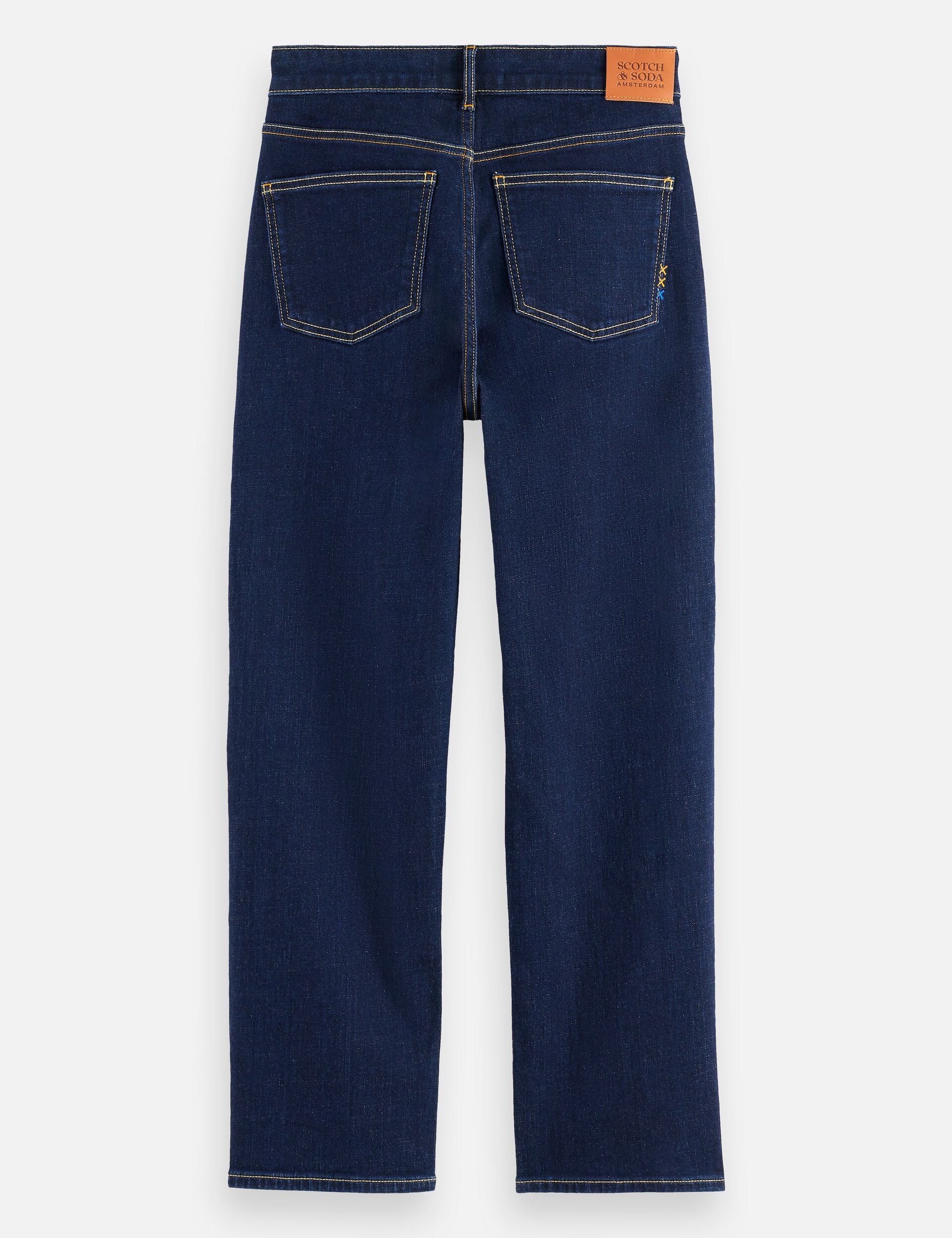 Dark Slate Gray CORE SKY STRAIGHT FIT JEANS —  CLEAN BLUE ג'ינס ארוך SCOTCH & SODA