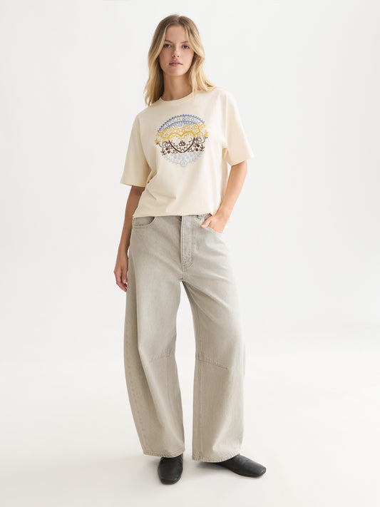 Seashell ג'ינס ארוך לנשים Eve - Barrel Fit SCOTCH & SODA