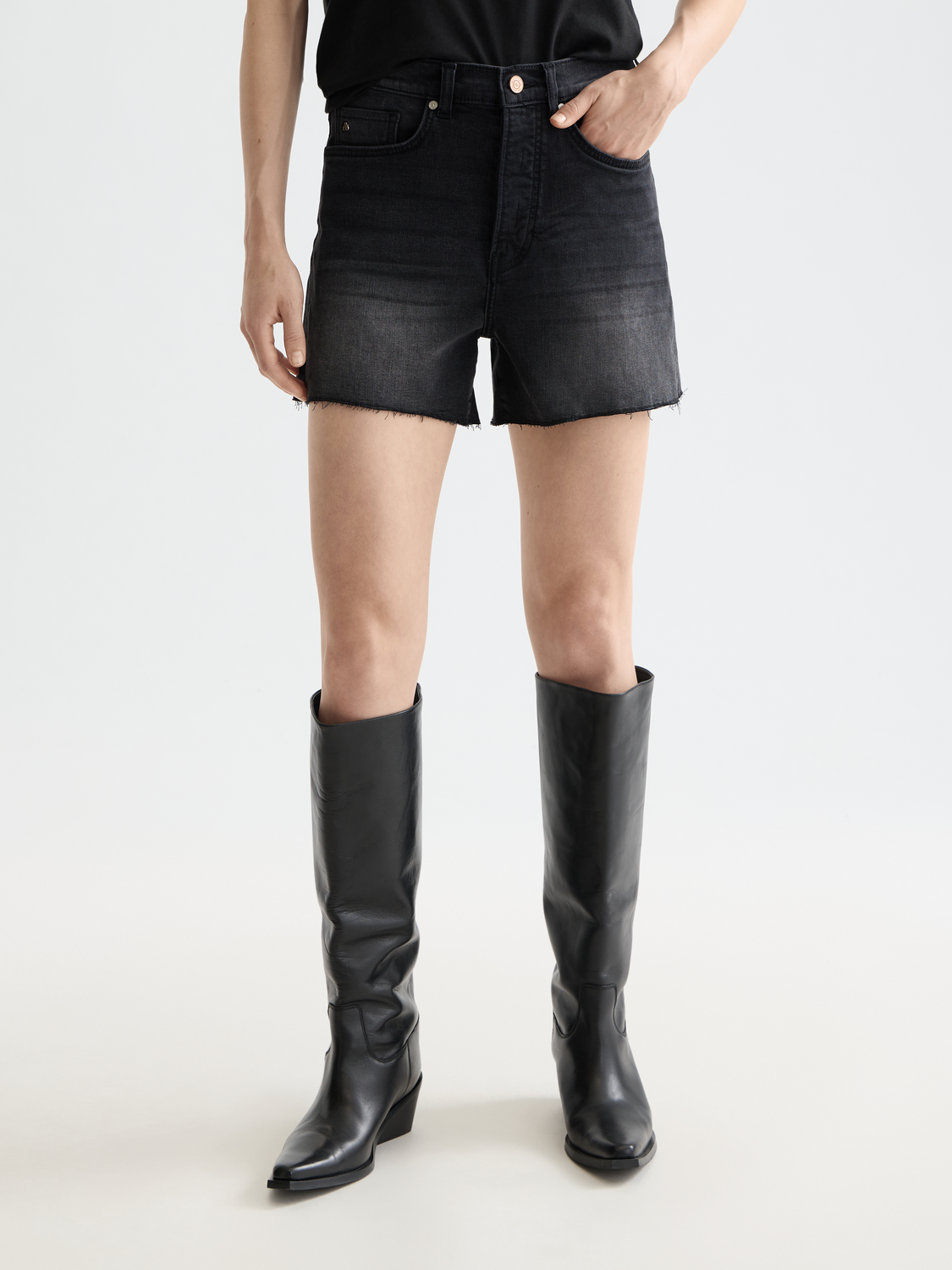 Beige ג'ינס קצר לנשים The Ray SCOTCH & SODA