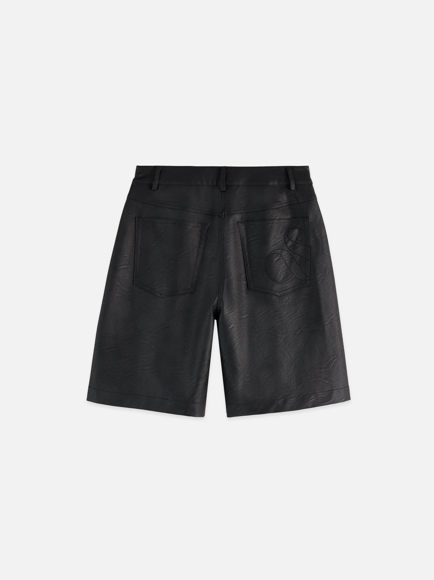 Dark Slate Gray מכנסיים קצרים דמוי עור לנשים Faux Leather SCOTCH & SODA