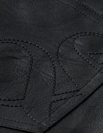Dark Slate Gray מכנסיים קצרים דמוי עור לנשים Faux Leather SCOTCH & SODA