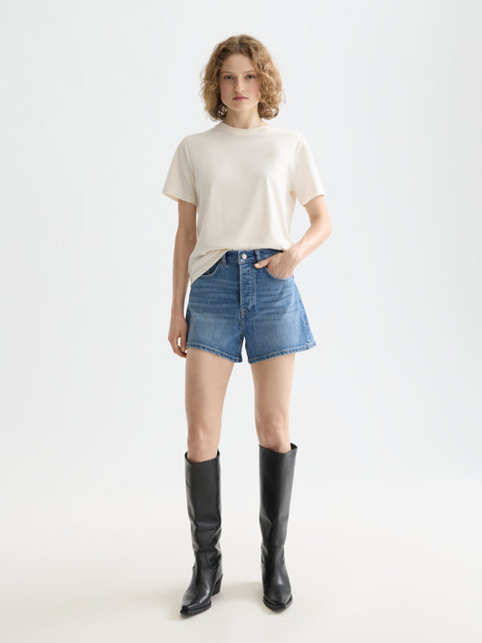 White Smoke CORE THE RAY DENIM SHORT — BLUE DREAM ג'ינס קצר SCOTCH & SODA