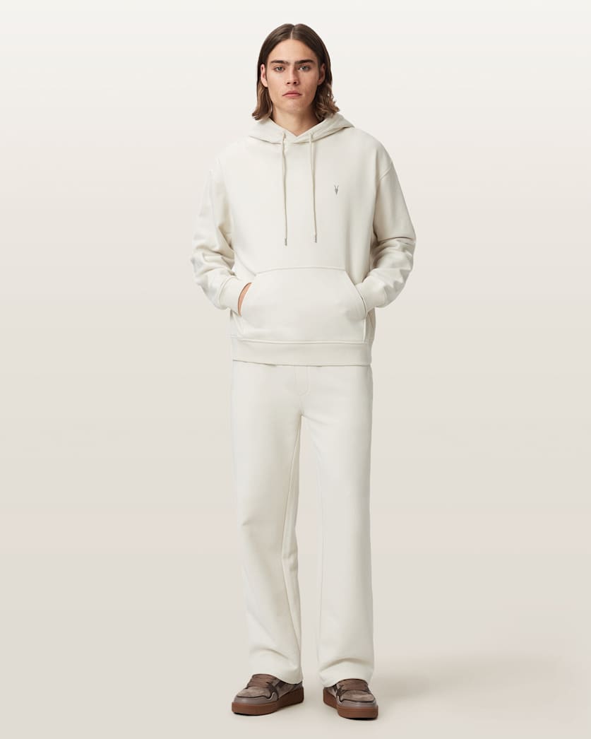 Light Gray סווטשירט אוברסייז לגברים Asher ALLSAINTS