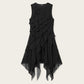 Black שמלת מידי עם חלוקת פאנלים לנשים Angie ALLSAINTS