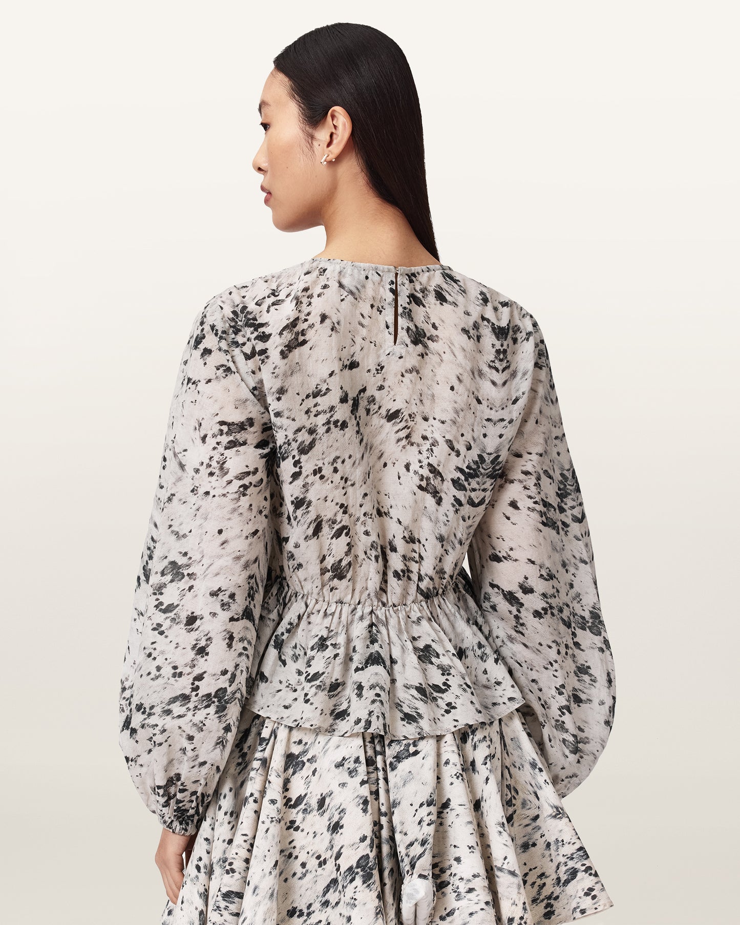 Seashell חולצה ארוכה לנשים Melani Top ALLSAINTS