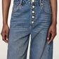 Dim Gray ג'ינס בגזרה מתרחבת מהברך לנשים Carter - Barrel Leg ALLSAINTS