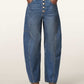 Seashell ג'ינס בגזרה מתרחבת מהברך לנשים Carter - Barrel Leg ALLSAINTS